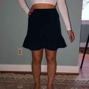 Navy skirt